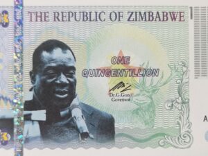 One Quingentillion Zimbabwe